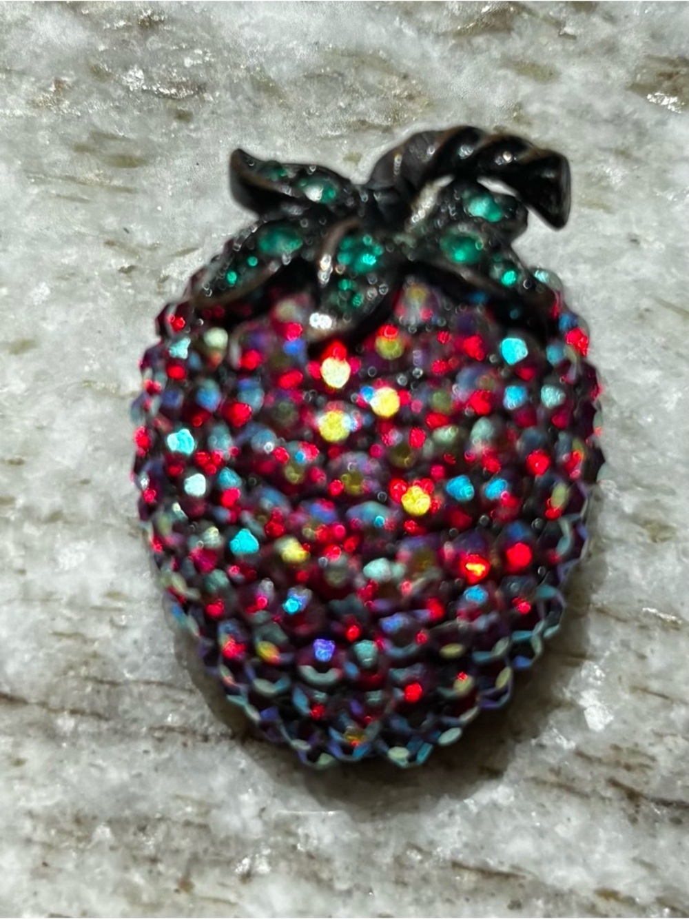 Weiss Vintage Strawberry Pin 1950’s
